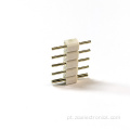 2.54 Conector de alfinete de pino de giro anti-reverso branco